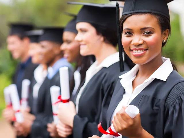 A group of Marketing Majors on Graduation Day